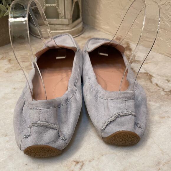 Taryn Rose “Kristine” baby blue suede Loafers Sz 9 - Picture 3 of 8
